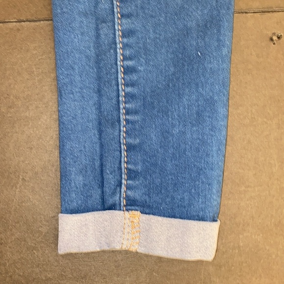 Forever 21 Los Angeles Size 24 3-Button Tap Stretch Denim Ankle Cropped Jeans - Picture 11 of 11